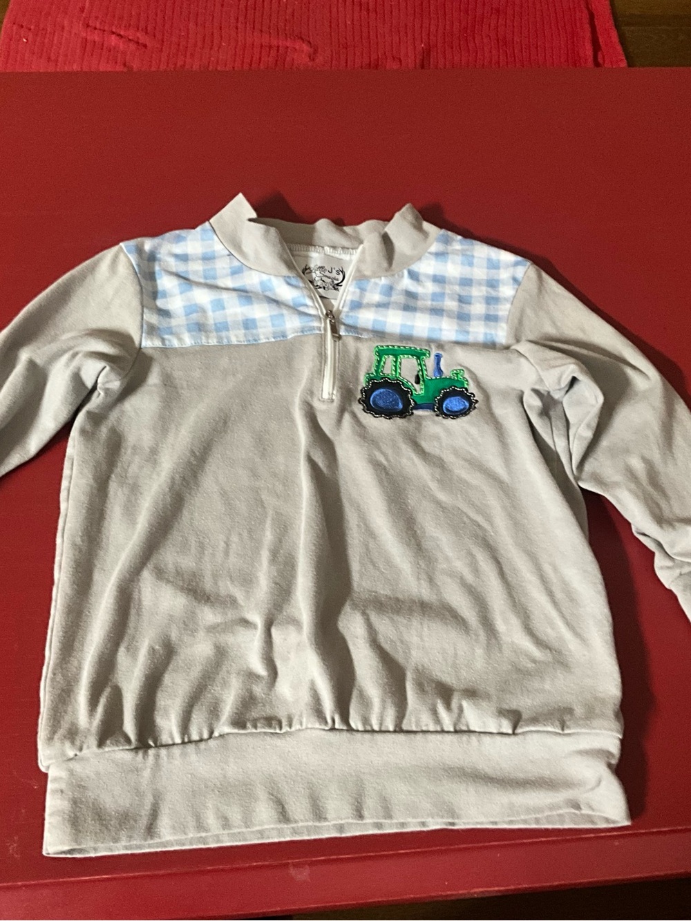 Little J’s Smocks size 5 boys 1/4 zip